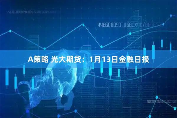 A策略 光大期货：1月13日金融日报